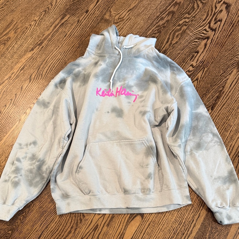 Keith Haring Gray Hoodie